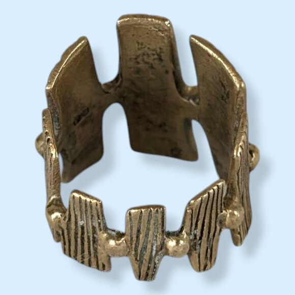 V. 925 Fence Post Ring - Picture 5 of 9